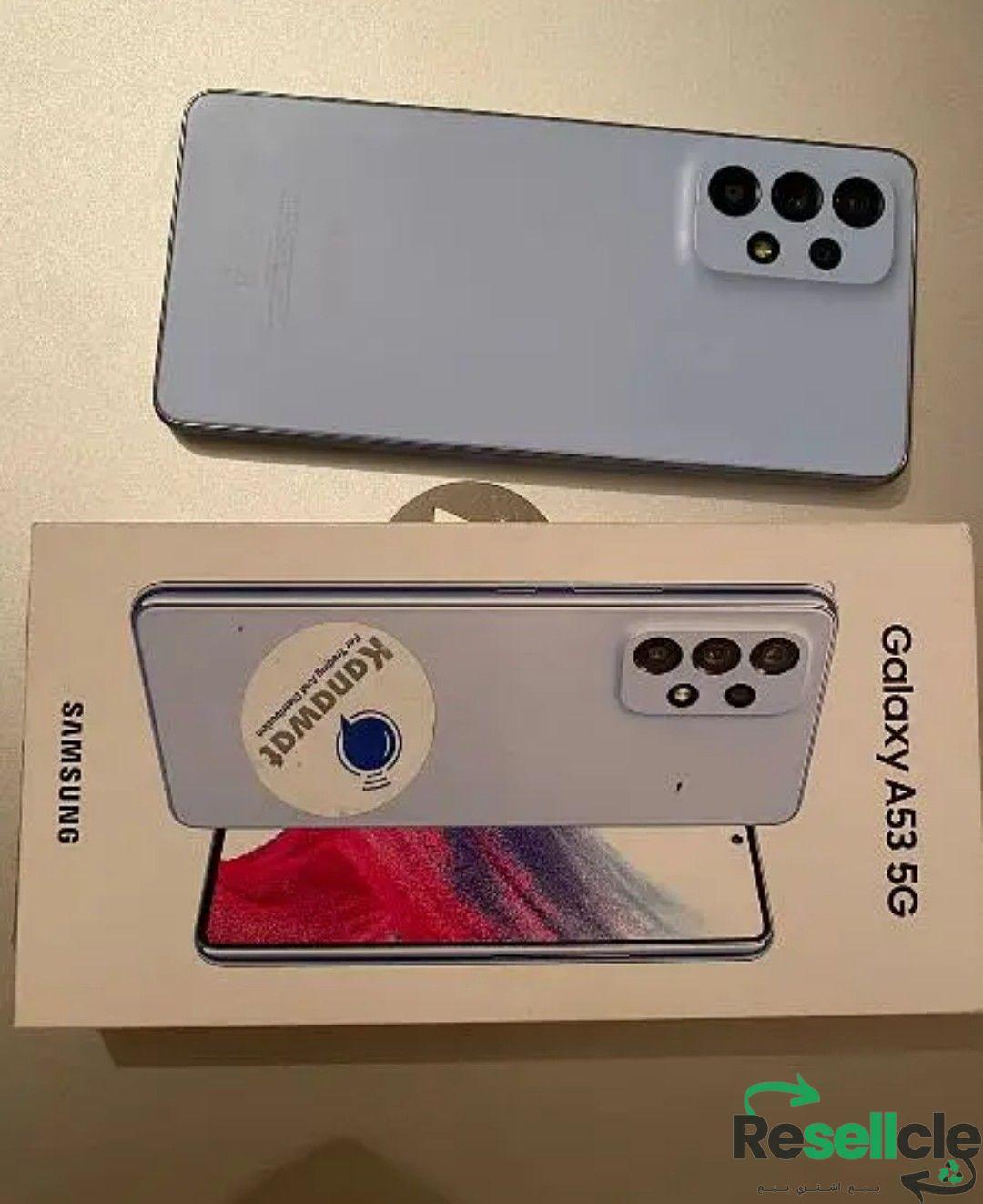 Samsung galaxy a53 dual sim, 8gb ram, 128 gb storage, Awesome ice blue