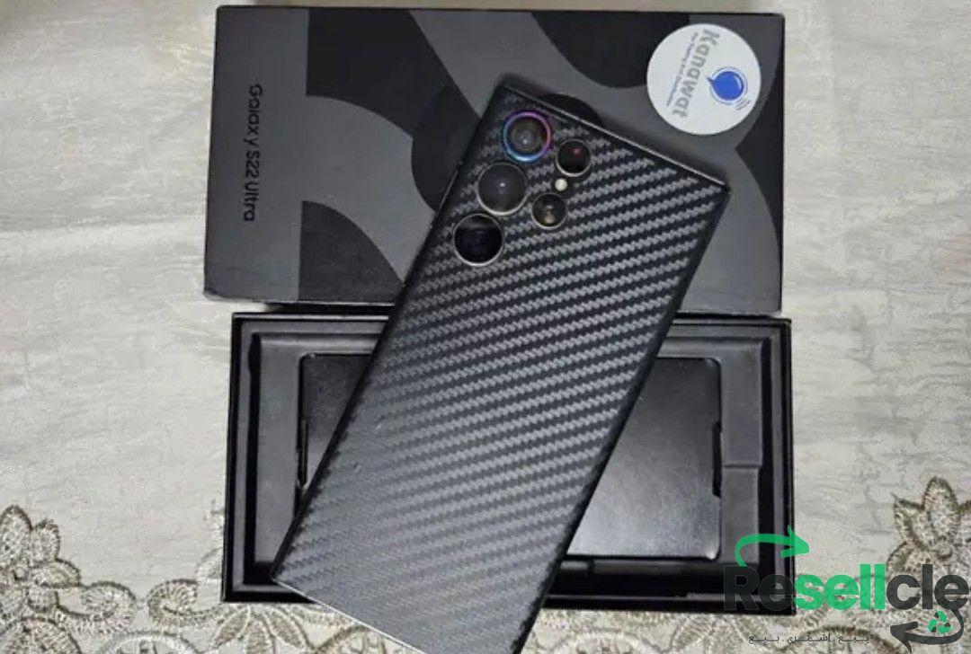 سامسونج s22 ultra  12 256 ضمان مصرى خلصان باسكرينات المصنع