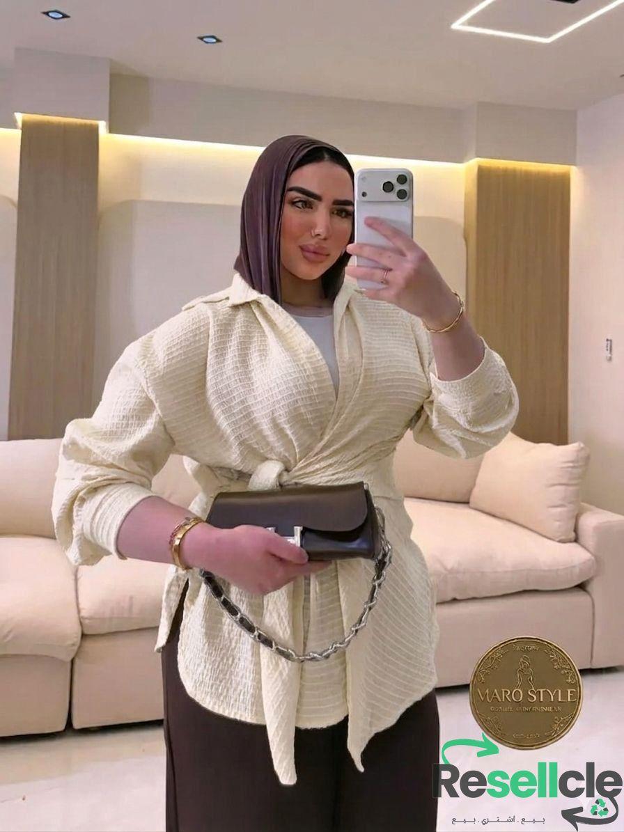 شميز حزام لف
