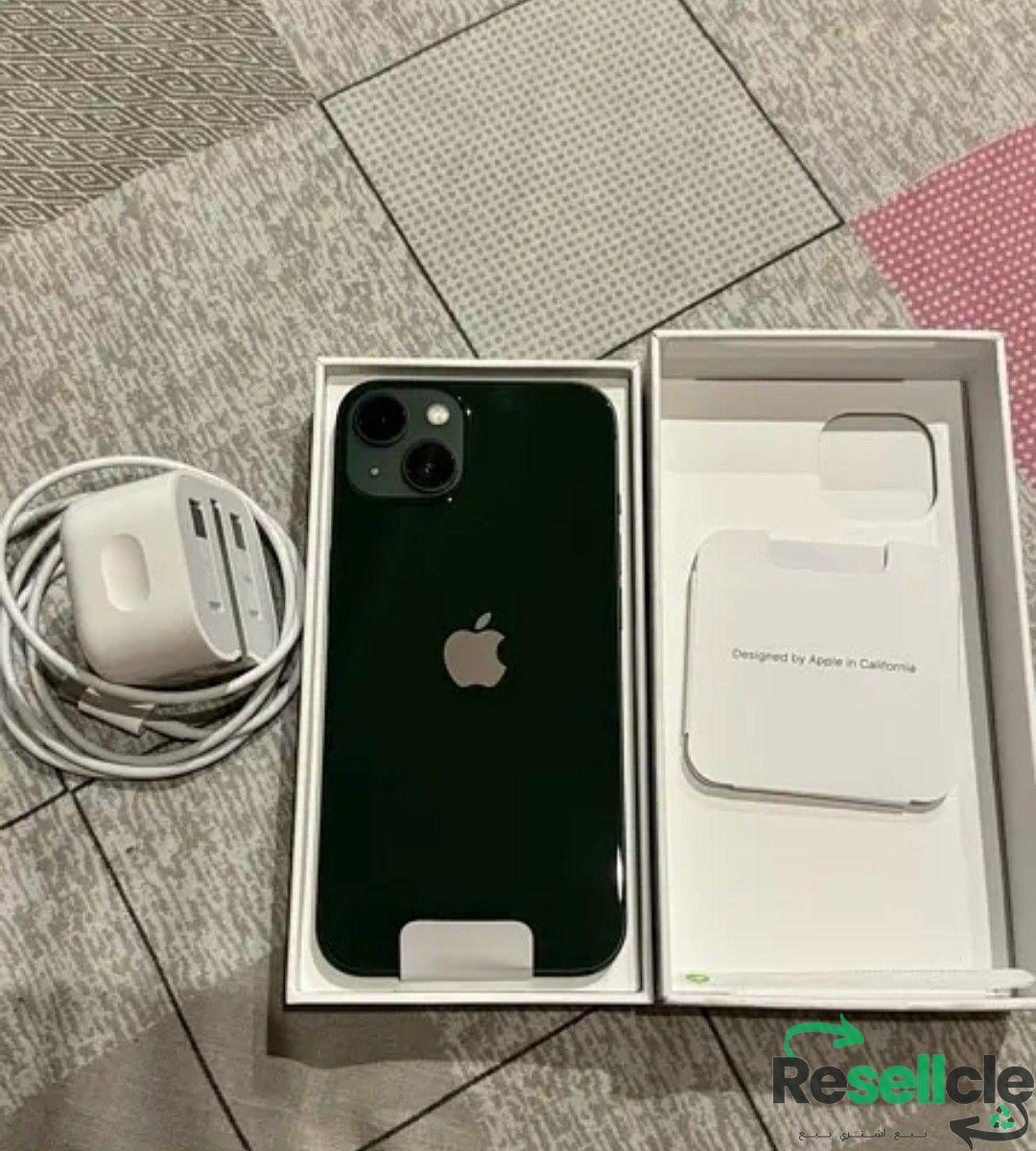 iPhone 13 new storage 128 GB battery 100%